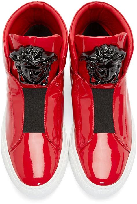 versace sneakers red|Versace red heels.